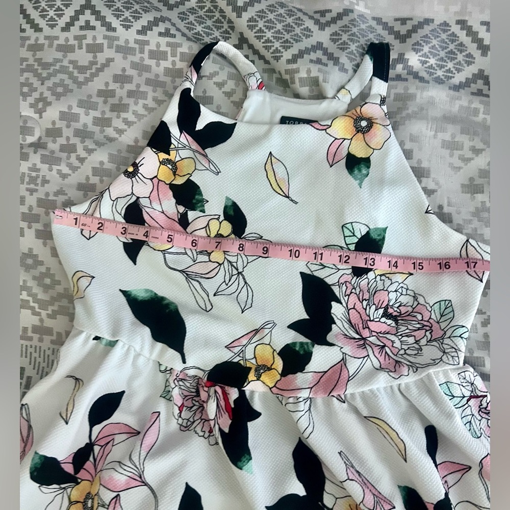Torrid Halter Floral Skater Dress Size 0 - Picture 2 of 5